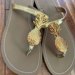 Lilly Pulitzer for Target Pineapple Sandals Size 7